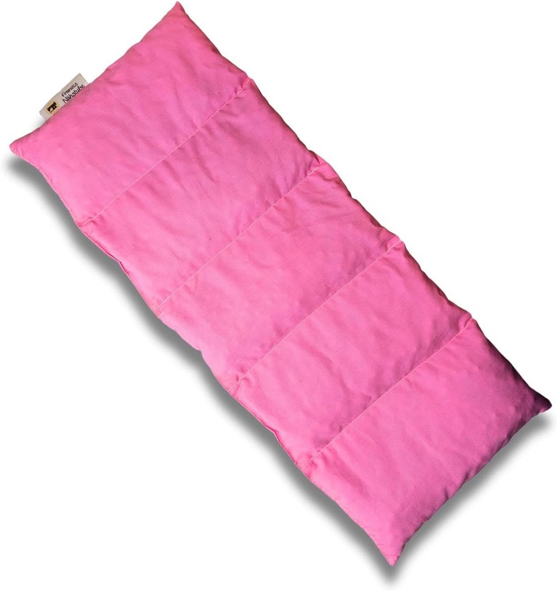Kersenpitkussen Roze 50x20cm - Warmtekussen voor Rug en Nek (100% Katoen)