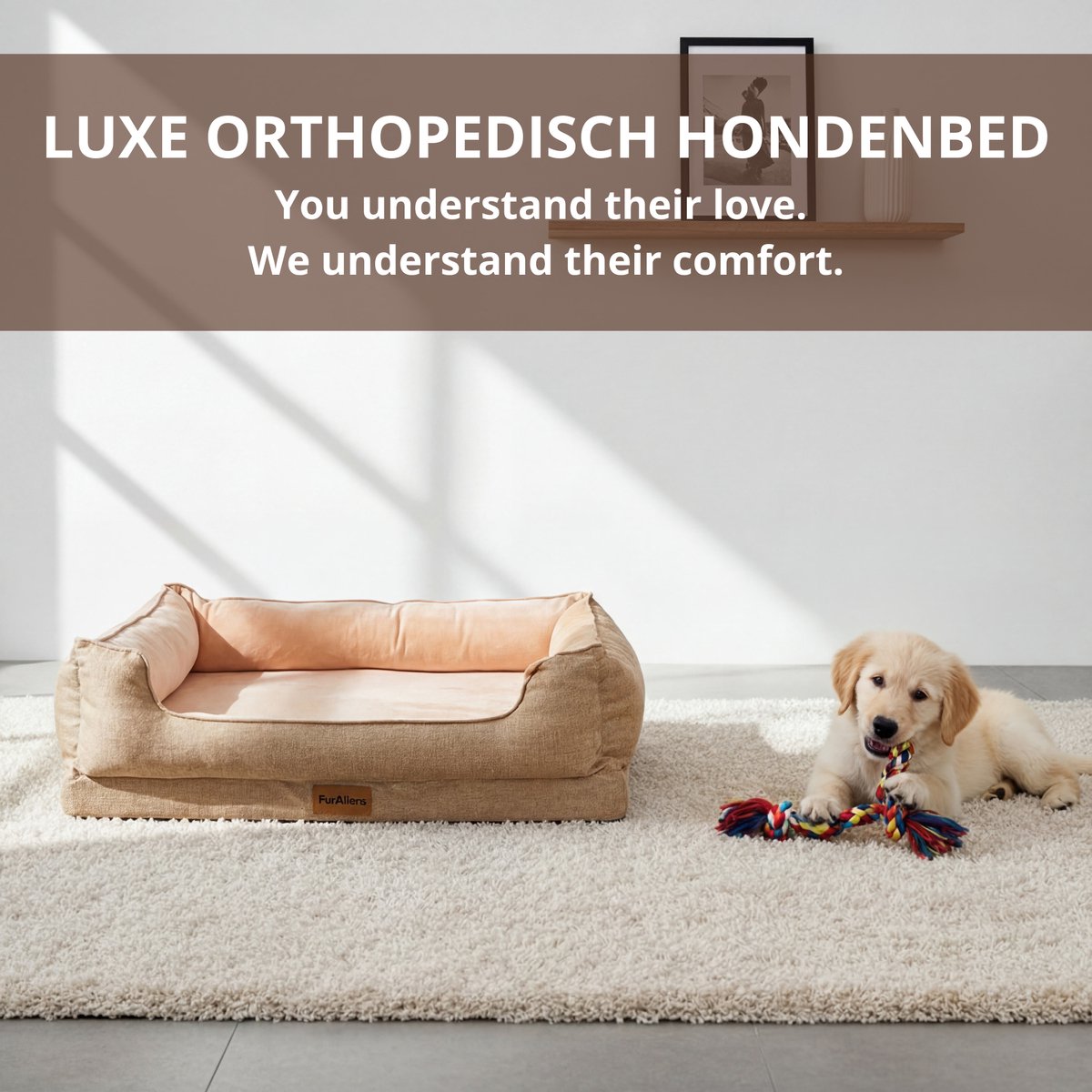 FurAliens Orthopedisch Hondenbed thumbnail 6