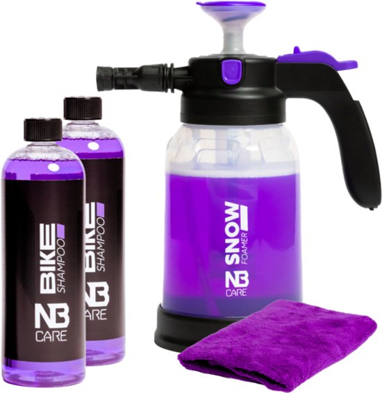 Nb Care Snow Foamer + Bike Shampoo 1L Duo Pack - voor fiets - biologisch afbreekbaar