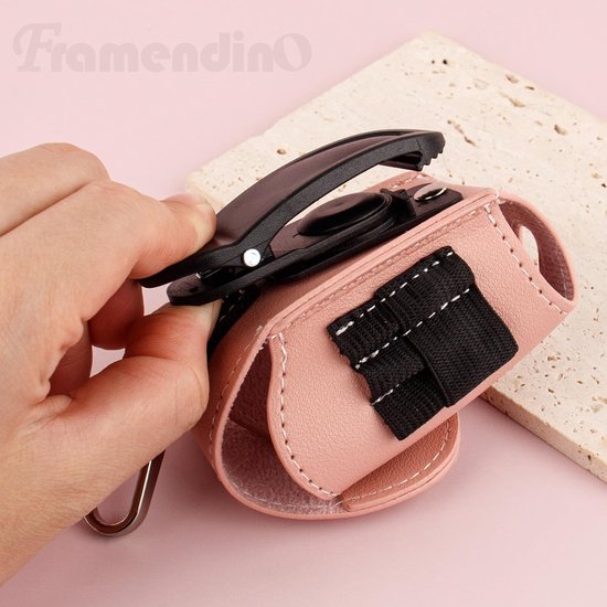 Golfbal Tashouder - Minirugzak met Riemclip & Leer Tee Houder - Draagbare Sportaccessoire voor op de Green - Compact Opbergpouch voor Sleutels en Telefoon van Merkloos — afbeelding 2