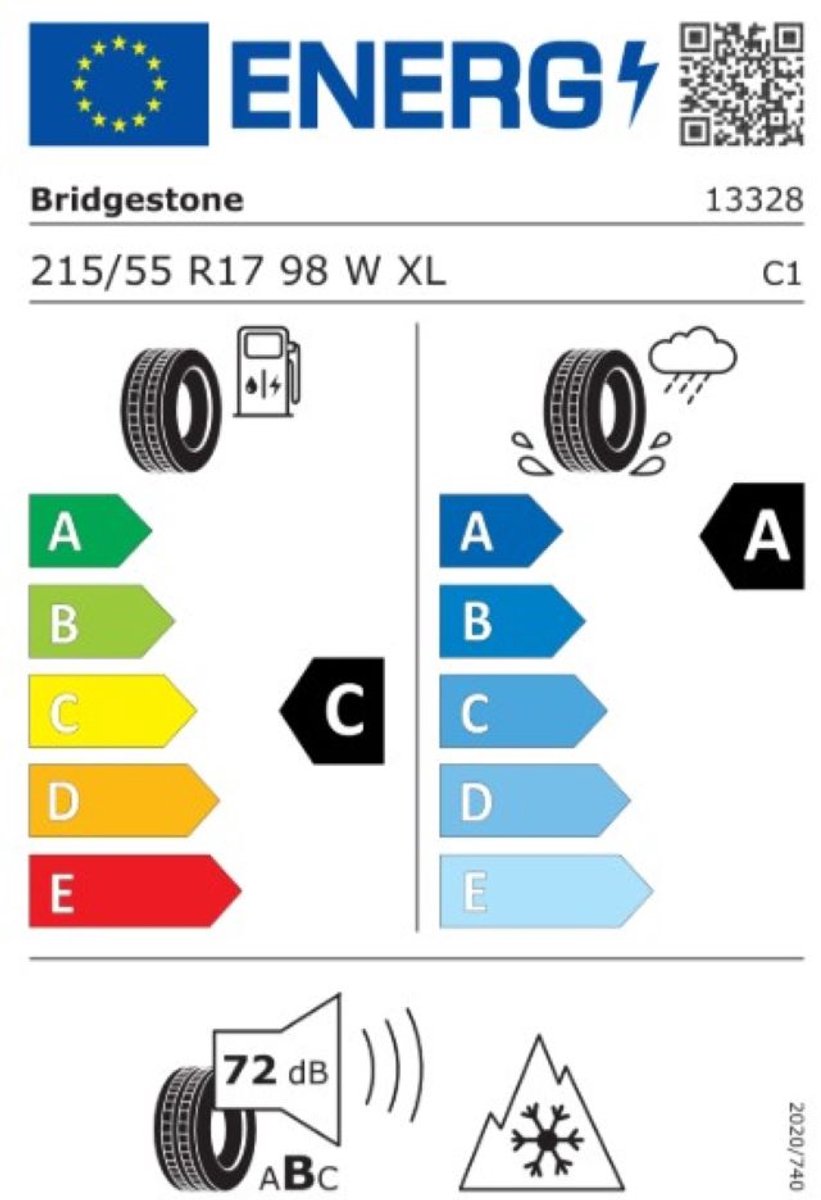 Bridgestone Weather Control A005 215/55 R17 98W XL – foto 2