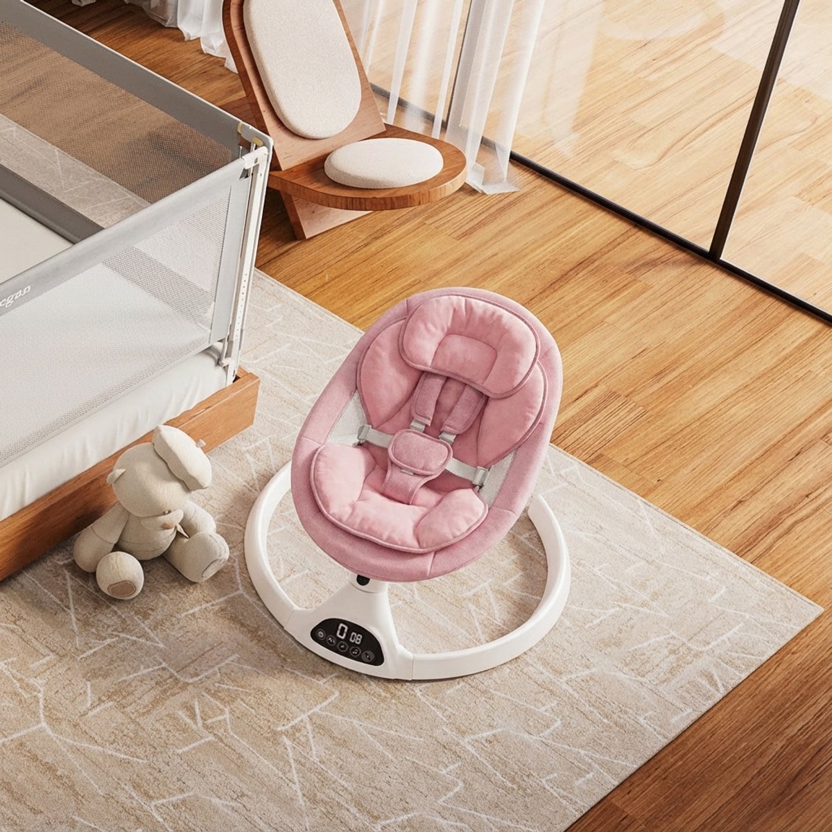3Babies - Elektrische Babyschommel met App thumbnail 5