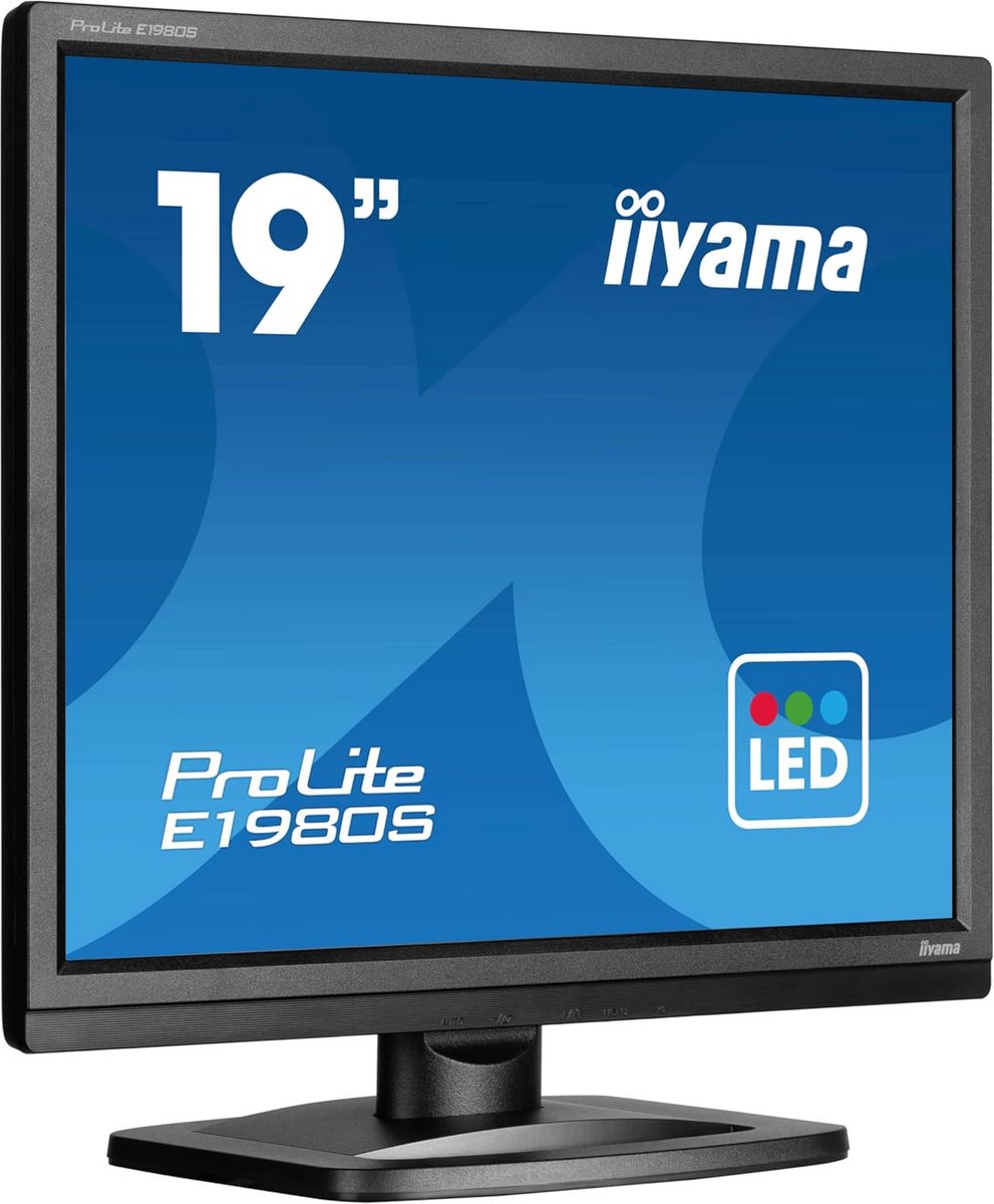 19 Inch LED Monitor SXGA Zwart (48 cm) - HDMI & DisplayPort Aansluiting