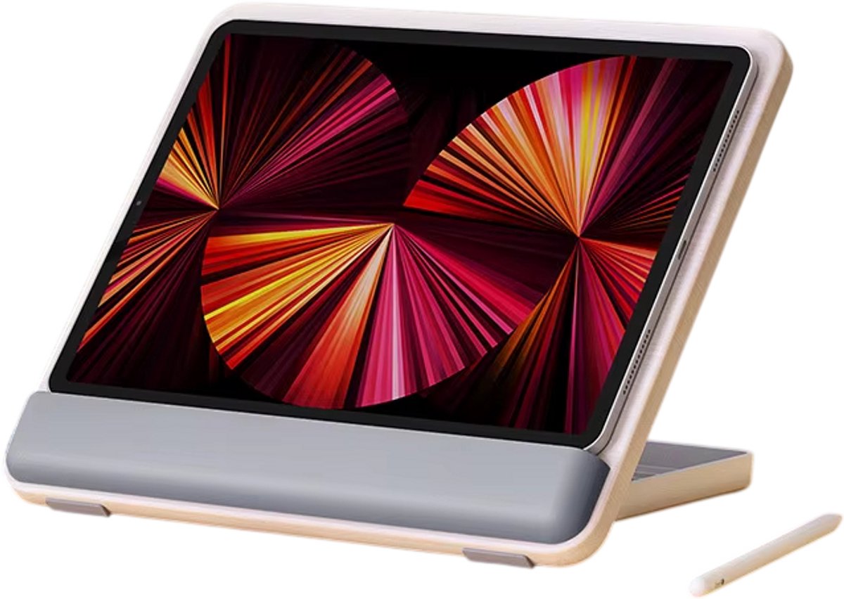 Houten iPad Standaard & Tablet Houder voor Bureau – Verstelbare Tekenstandaard voor Tekenen, Schilderen, Leren en Werken – Geschikt voor iPad en Tablets tot 14 Inch