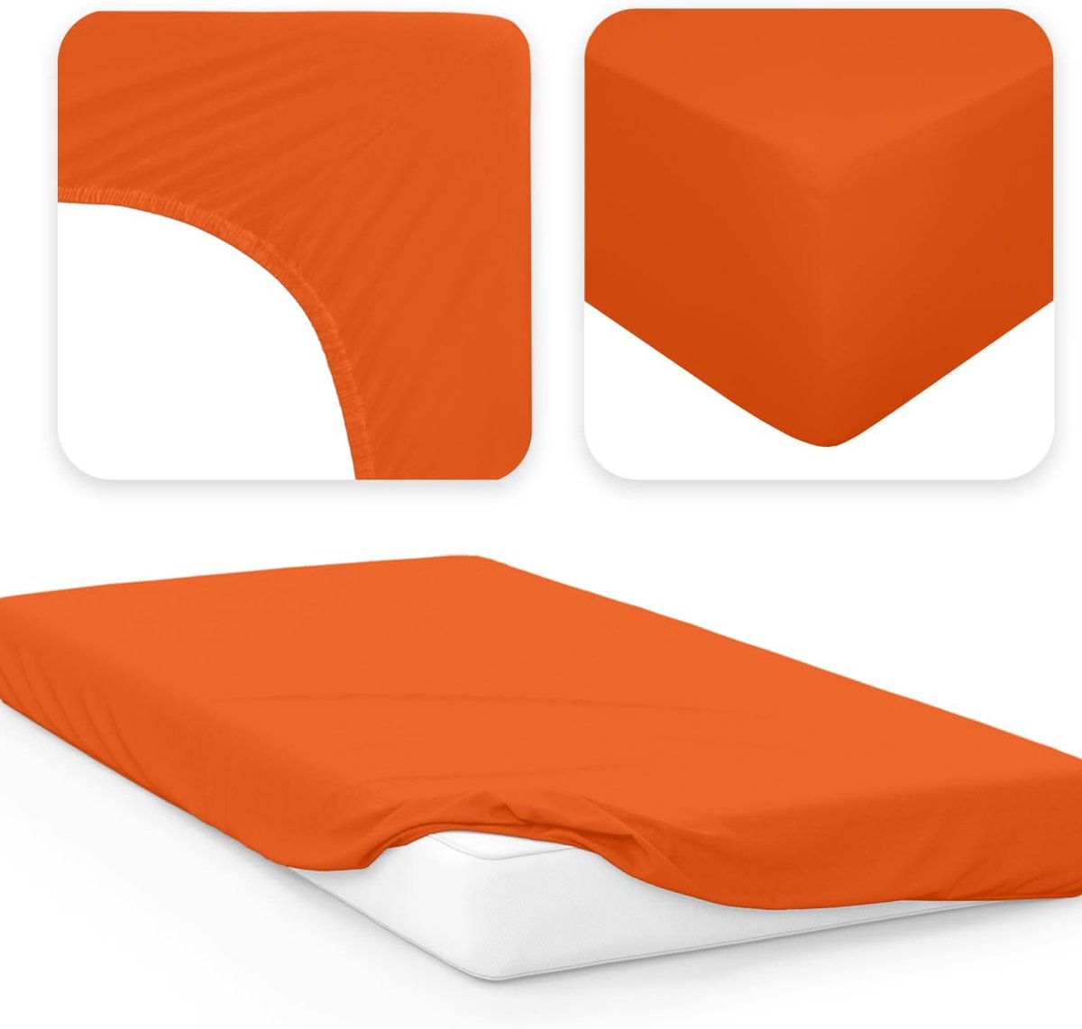 Hoeslaken 90x200–100x200 cm Jersey Katoen Antraciet – Elastisch Hoeslaken voor Matras tot 30 cm – Ademend, Strijkvrij & Oeko-Tex – Pauwhome
