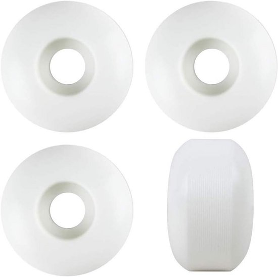 RaceBon 52mm Skateboardwielen – 95A – Set Van 4 – Met Gratis 608 Lagers En Spacers – Polyurethaan – Voor Tricks En Gladde Oppervlakken