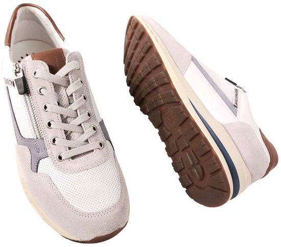 Baskets Mephisto Bradley Grijs Pierre Wit