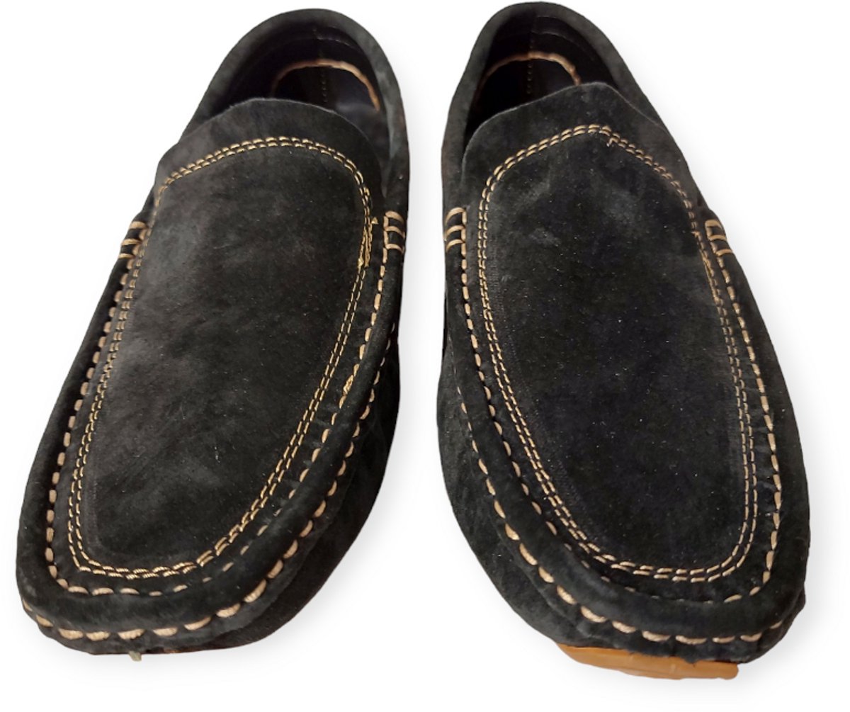 Adventure Instapper Sorrento Blauw Suede Leer High Soft Insole
