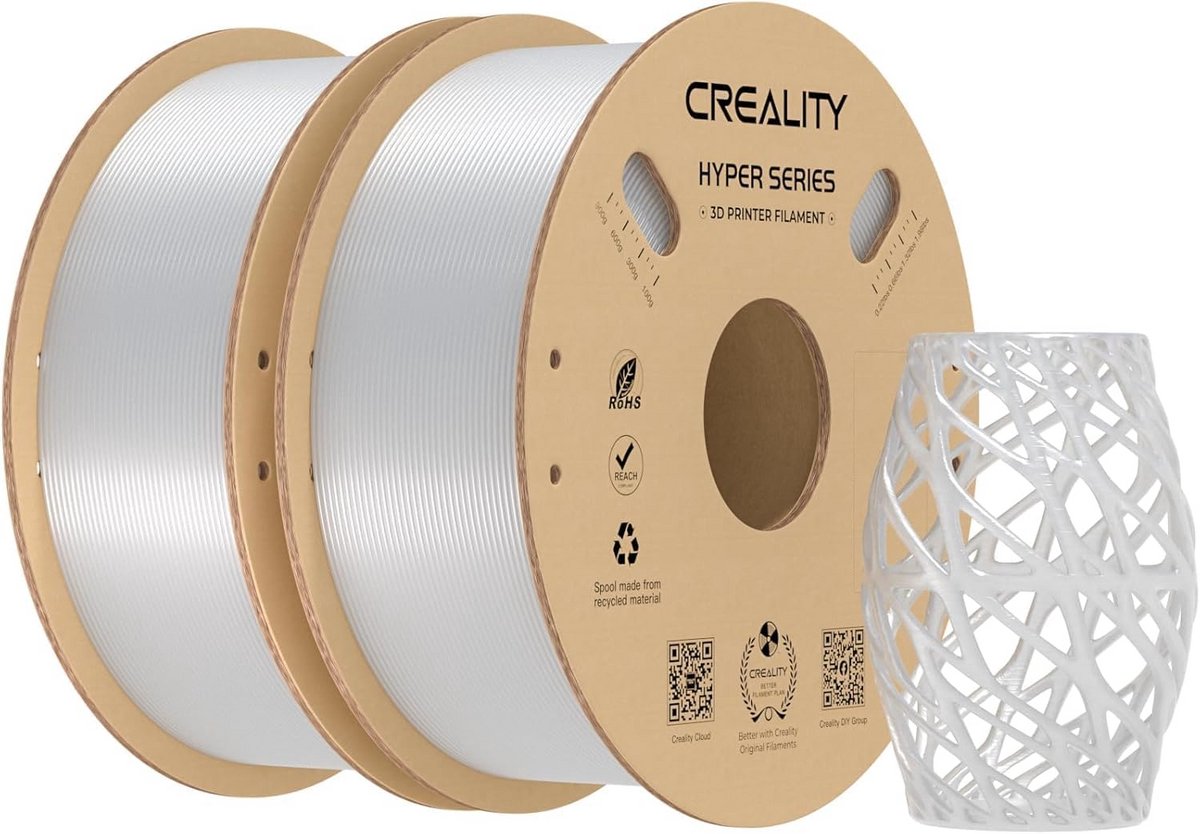 Hoogwaardig 2 kg Transparant PETG Filament 1.75mm voor 3D Printer - Hoge Printsnelheid
