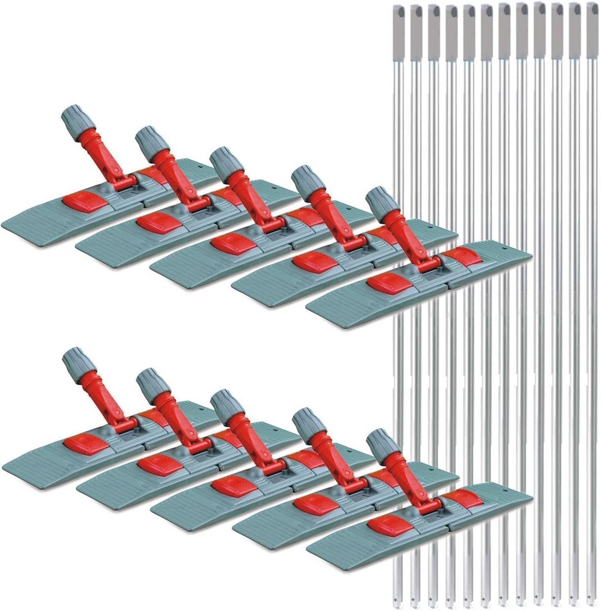 10 Stuks Dweilhouder met Steel voor Platmop 50 cm