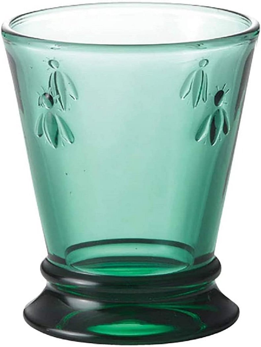 Groen Waterglas 260 ml - Stijlvol Geperst Glas voor Water of Sap