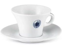 Set van 6 Keramische Cappuccino Kopjes en Schotels