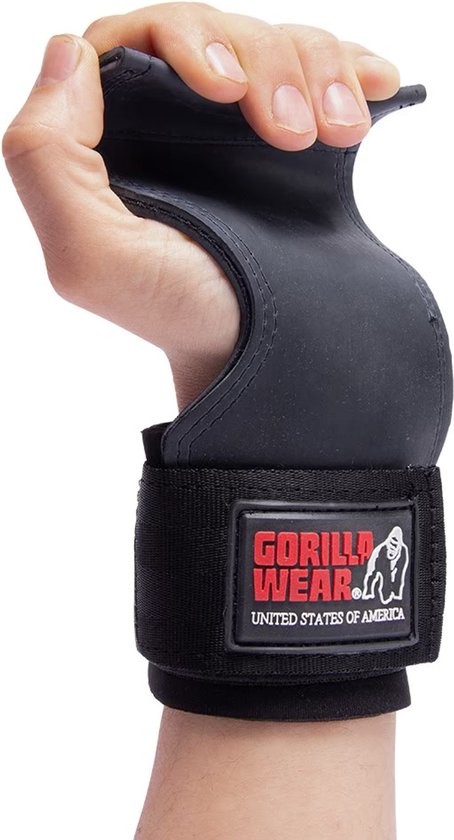 Gorilla Wear Lifting Grips - Lifting straps - One Size - Zwart
