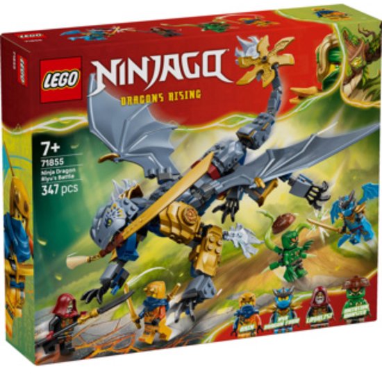 LEGO NINJAGO Ninjadraak Riyu met verstelbare vleugels, 4 minifiguren, ninjaspeelgoed vanaf 7 jaar (71855)