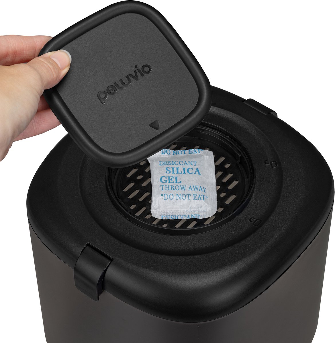 Peluvio Crispy Automatische Kattenvoerbak met Timer 4 - afbeelding 3