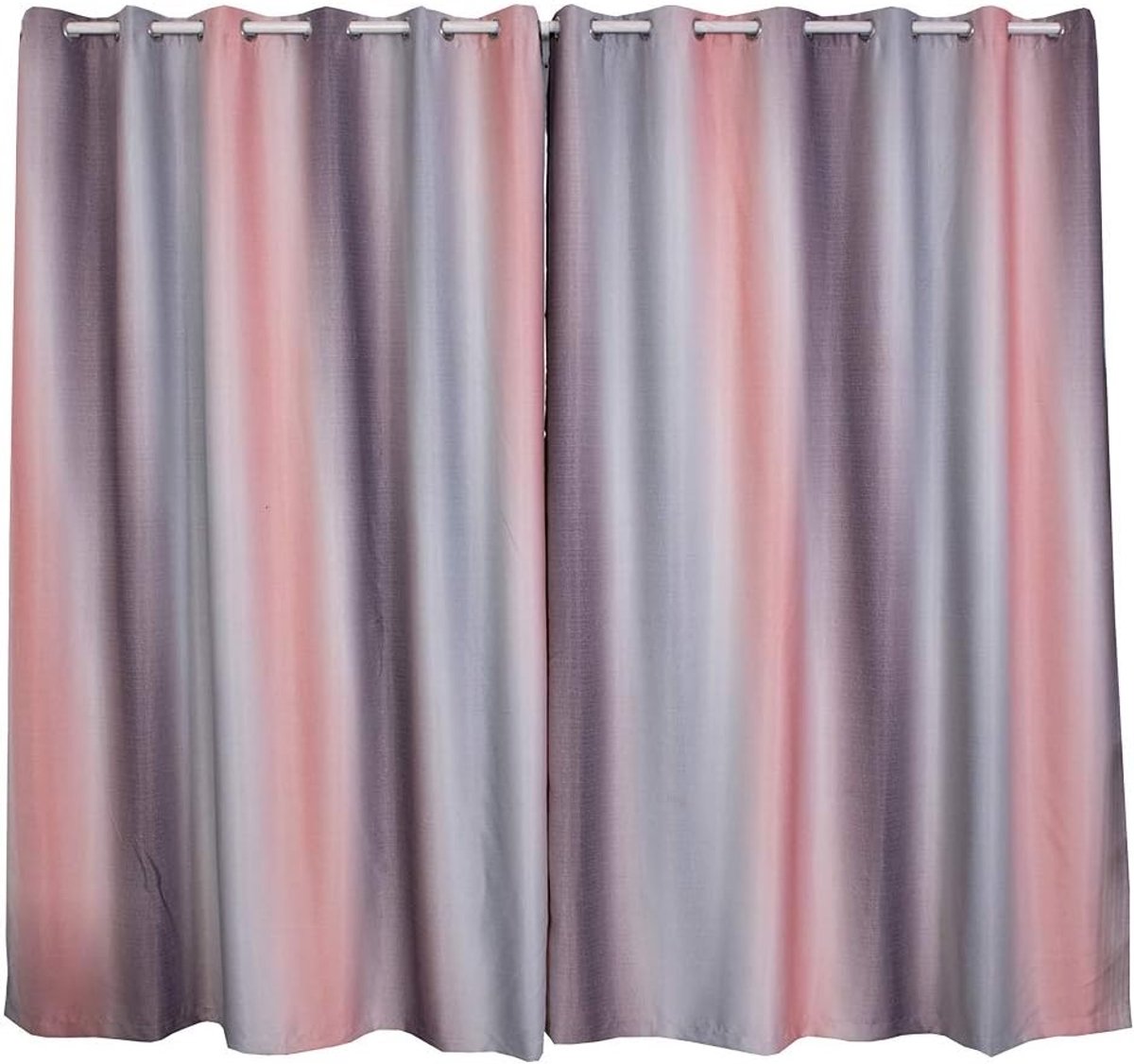 Famanu Verduisterende Gordijnen Panelen voor Slaapkamer Streep Gradiënt Gordijn Panel Woonkamer Slaapkamer Hotel Divider Schaduw Gordijn voor Woonkamer (#1) Multicolour