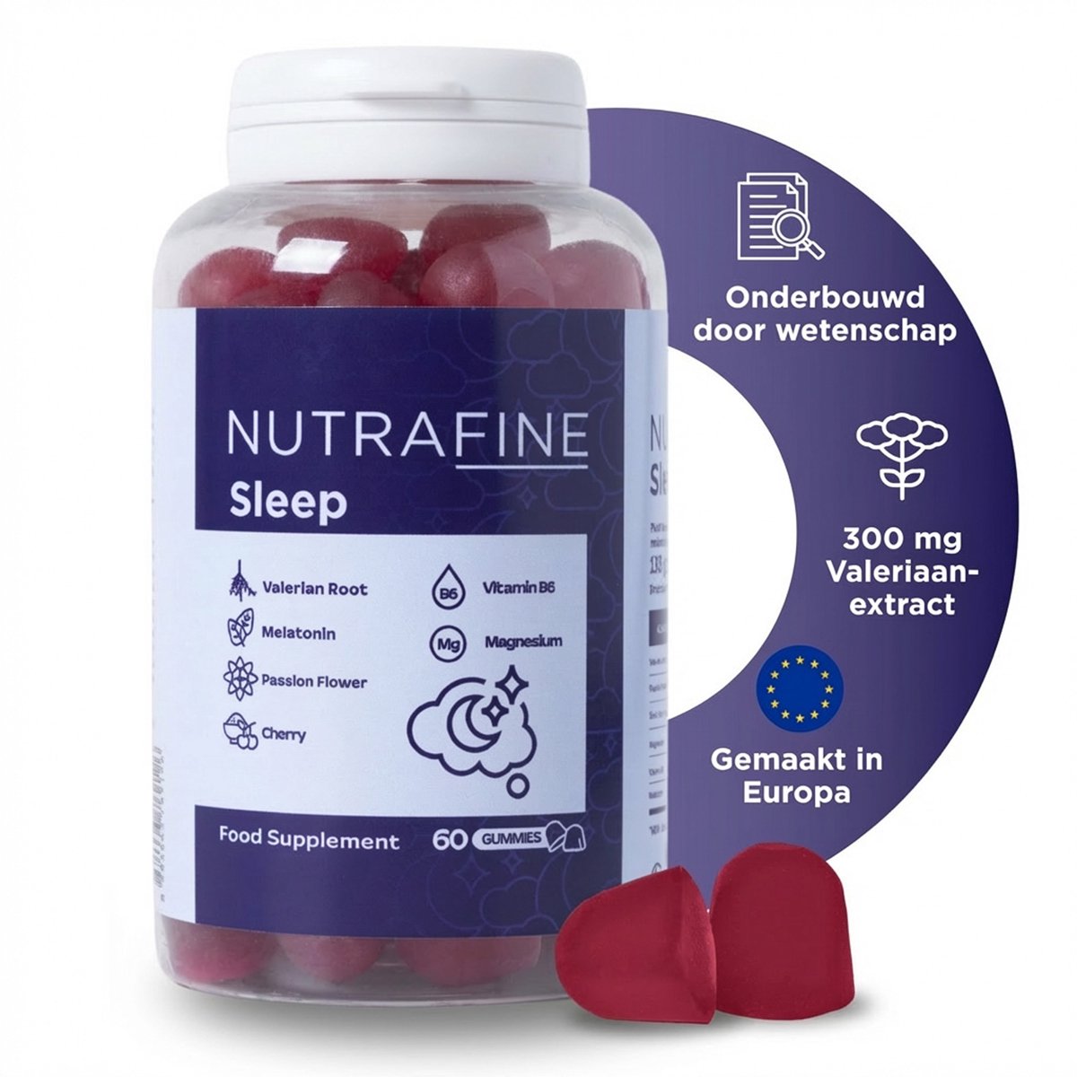 Nutrafine Slaap Gummies 60 stuks
