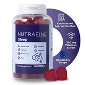 Nutrafine Slaap Gummies – Melatonine, Valeriaan, Passiebloem, Citroenmelisse, Magnesium & B6 – 60 Gummies