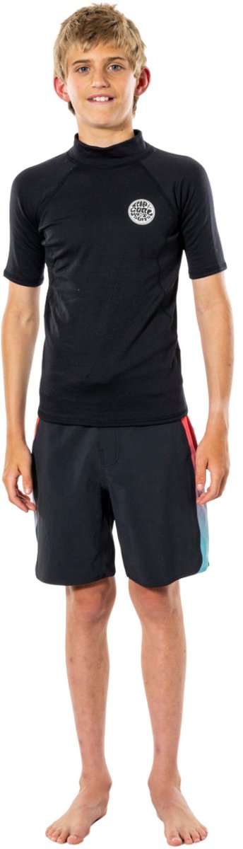 2026 Rip Curl Junior Thermopro Korte Mouw Top - Black