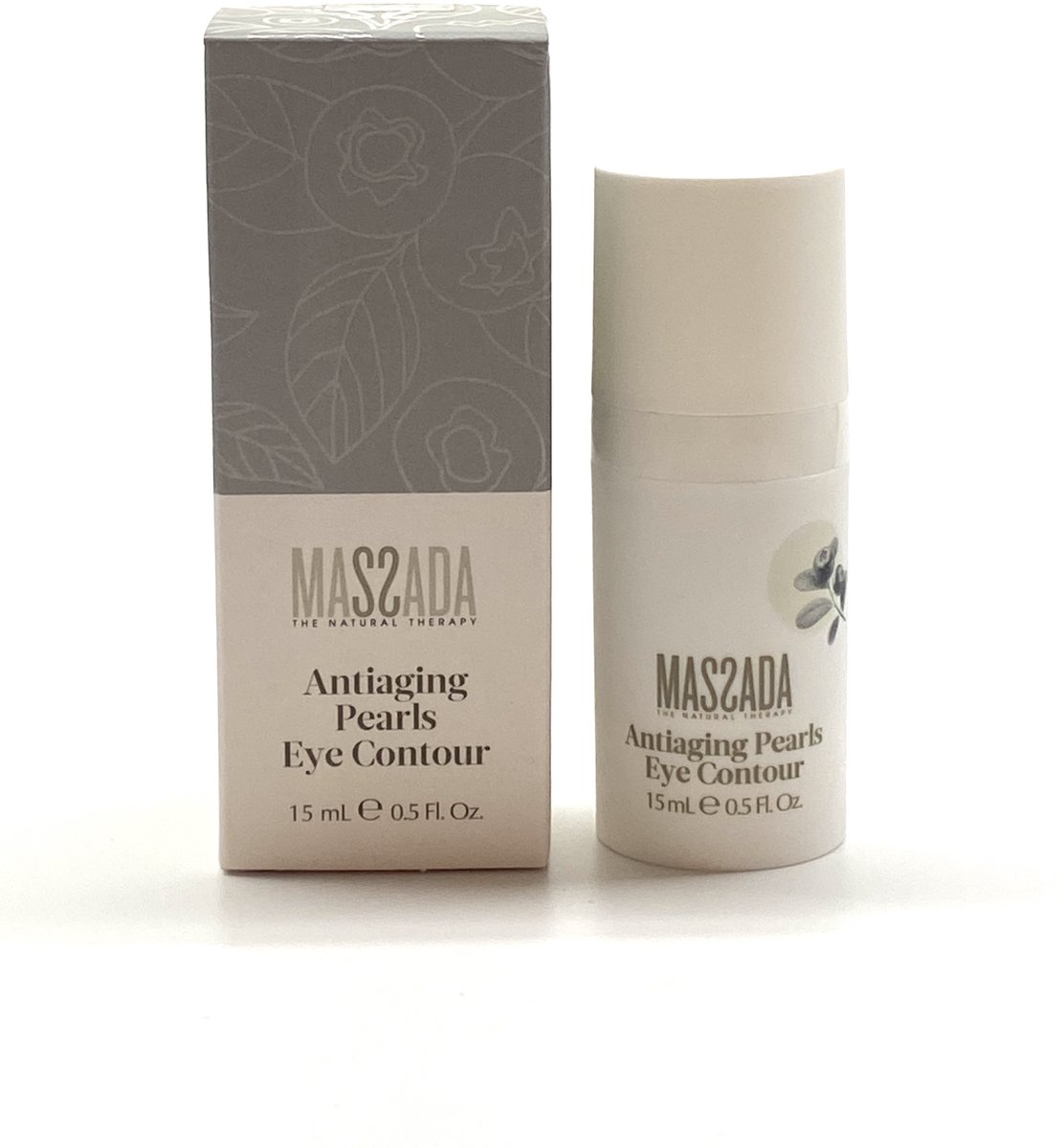 Massada Antiaging Pearls Eye Contour 15ml - verminderd wallen, donkere kringen en rimpels