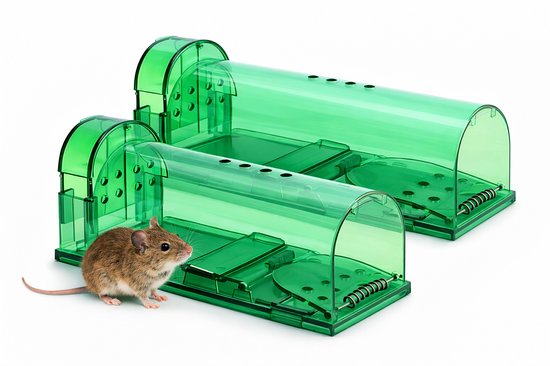 Knaak Diervriendelijke Muizenval - 2 stuks - Muizenverjager - Binnen en Buiten