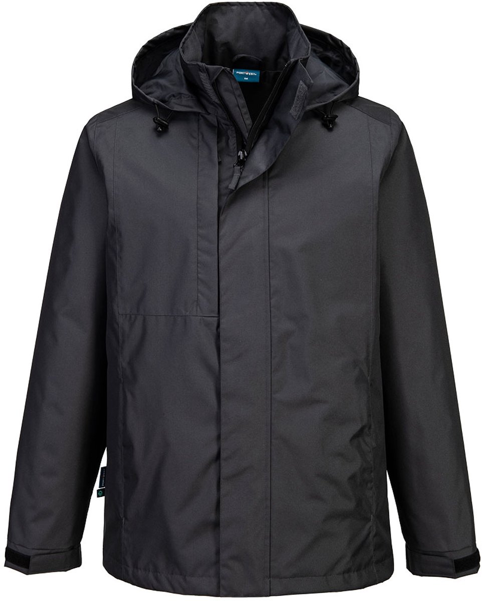 Portwest WX2 Eco Regenjack CD867 - Mol grijs - XL