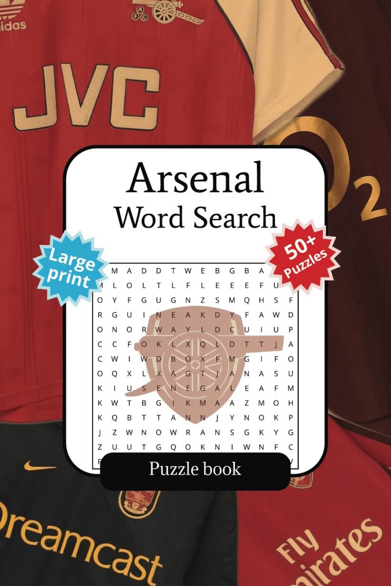 Thema Woordzoekpuzzelboek Voetbalclub Fan Puzzelboek