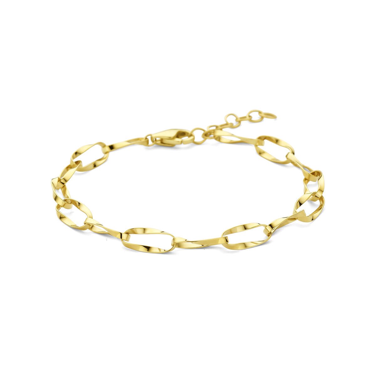 14K geelgouden armband 5,3 mm 16 + 3 cm - 4035221