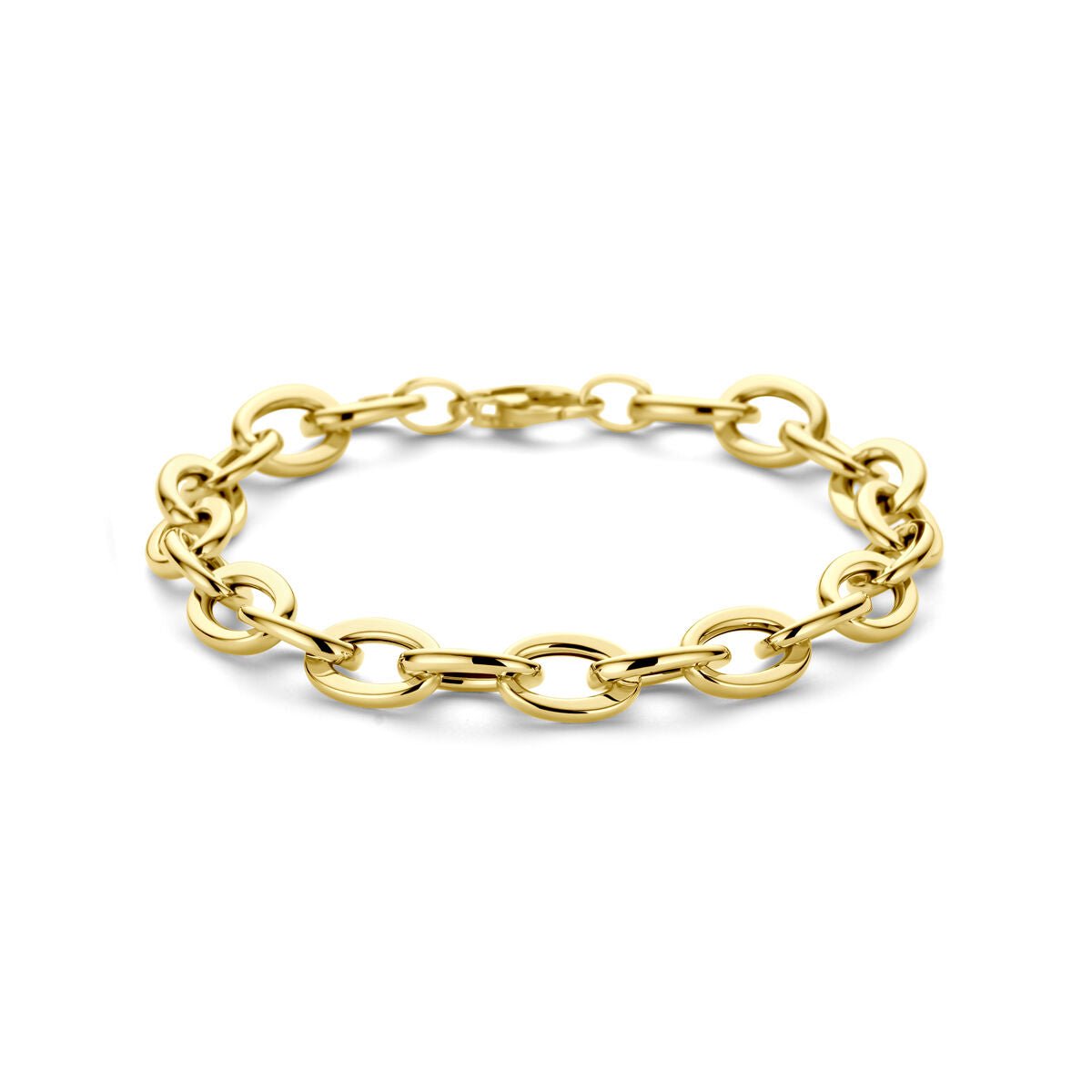 14K geelgouden armband 8,5 mm 19 cm - 4034542