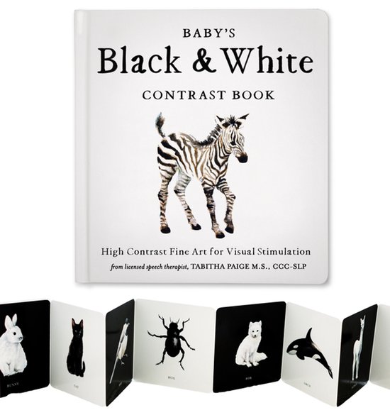Baby's Black and White Contrast Book - cover