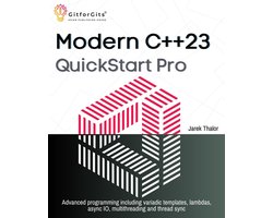 Omslag van Modern C++23 QuickStart Pro