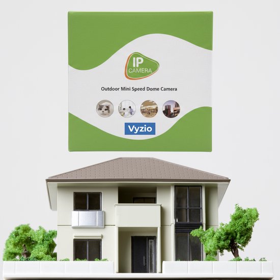 Vyzio - 2x Beveiligingscamera Buiten - Buiten Camera met Nachtzicht - Buitencamera Wifi met App - Buiten Camera - Buitencamera Draadloos Wifi en App - 2 Camera's - DIGICAM van Merkloos — afbeelding 2