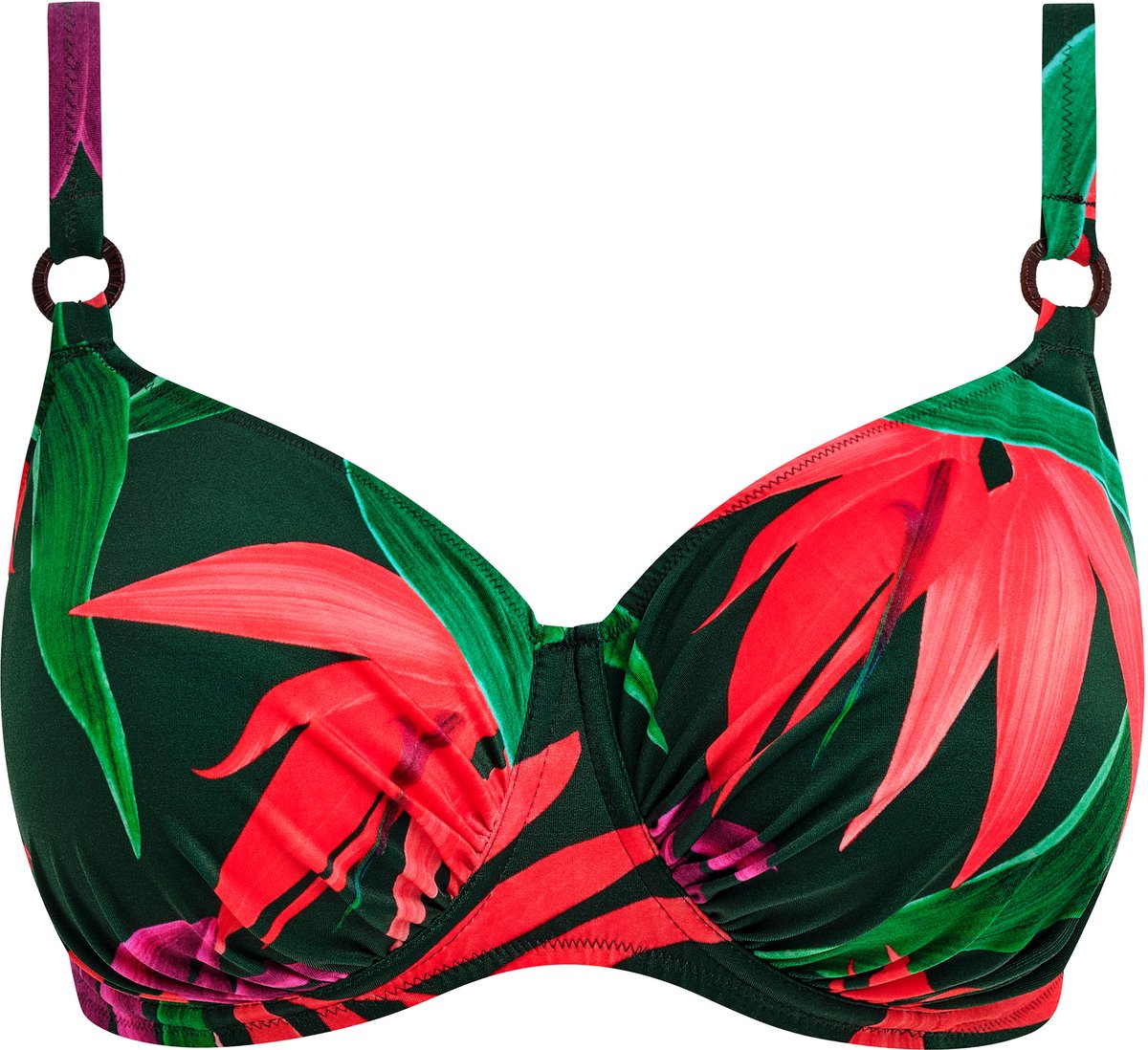 Fantasie Bikini Top "Pichola" - Mangrove - 85-100D Meerkleurig