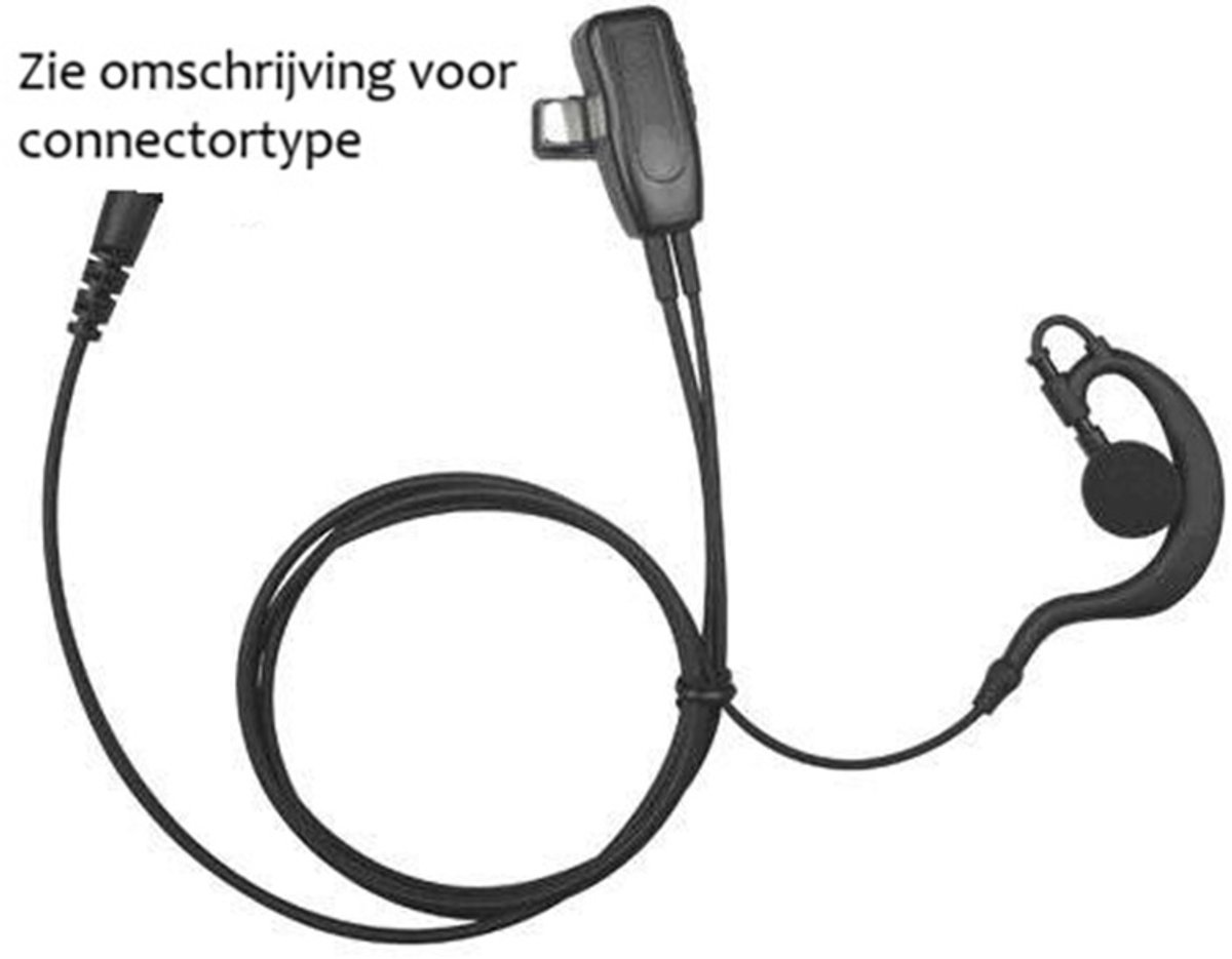 Incotech ECH1040-M1 G-Shape oortje M1 2-Pins aansluiting