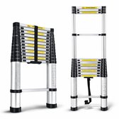 Outbee Telescopische Ladder - Telescopische Vouwladder - 2,6m Werkhoogte - Aluminium