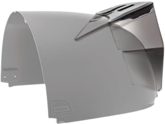Whisker Litter Hopper W/bonnet Black Accessoire