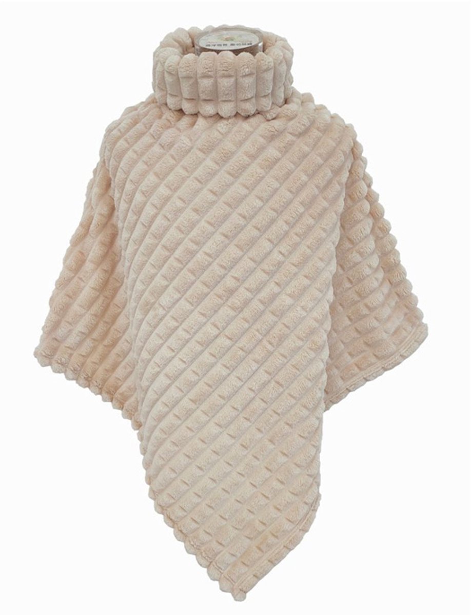 Poncho Simple Face Bordeaux - Desert