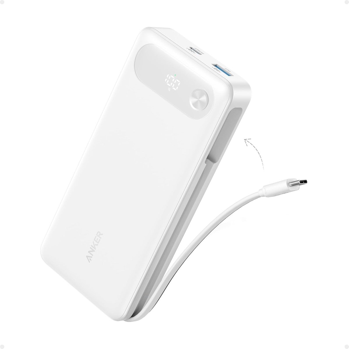 Anker Powerbank 20.000 mAh met Geïntegreerde USB-C-kabel - ANKER TECHNOLOGY (UK) LTD - €57,00