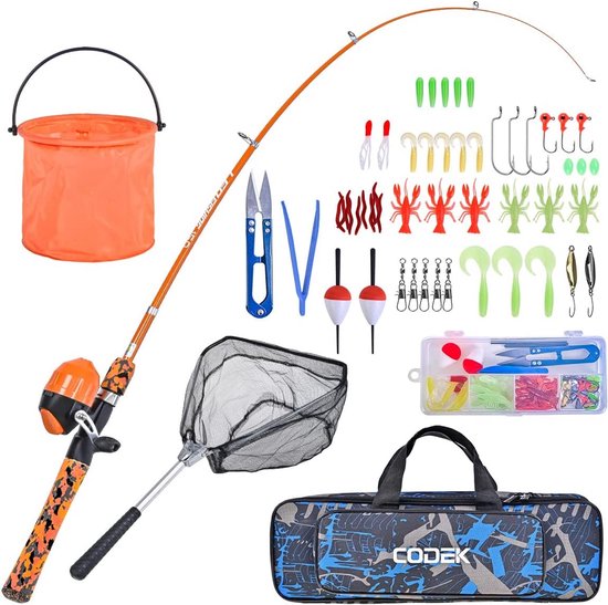 Complete Kinderhengelset Telescopisch Vismolen en Accessoires — afbeelding 5