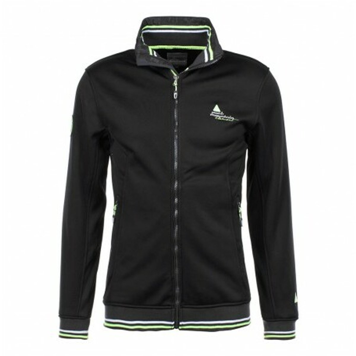 Shell fleece sweatshirt Peak Mountain Creen Zwart