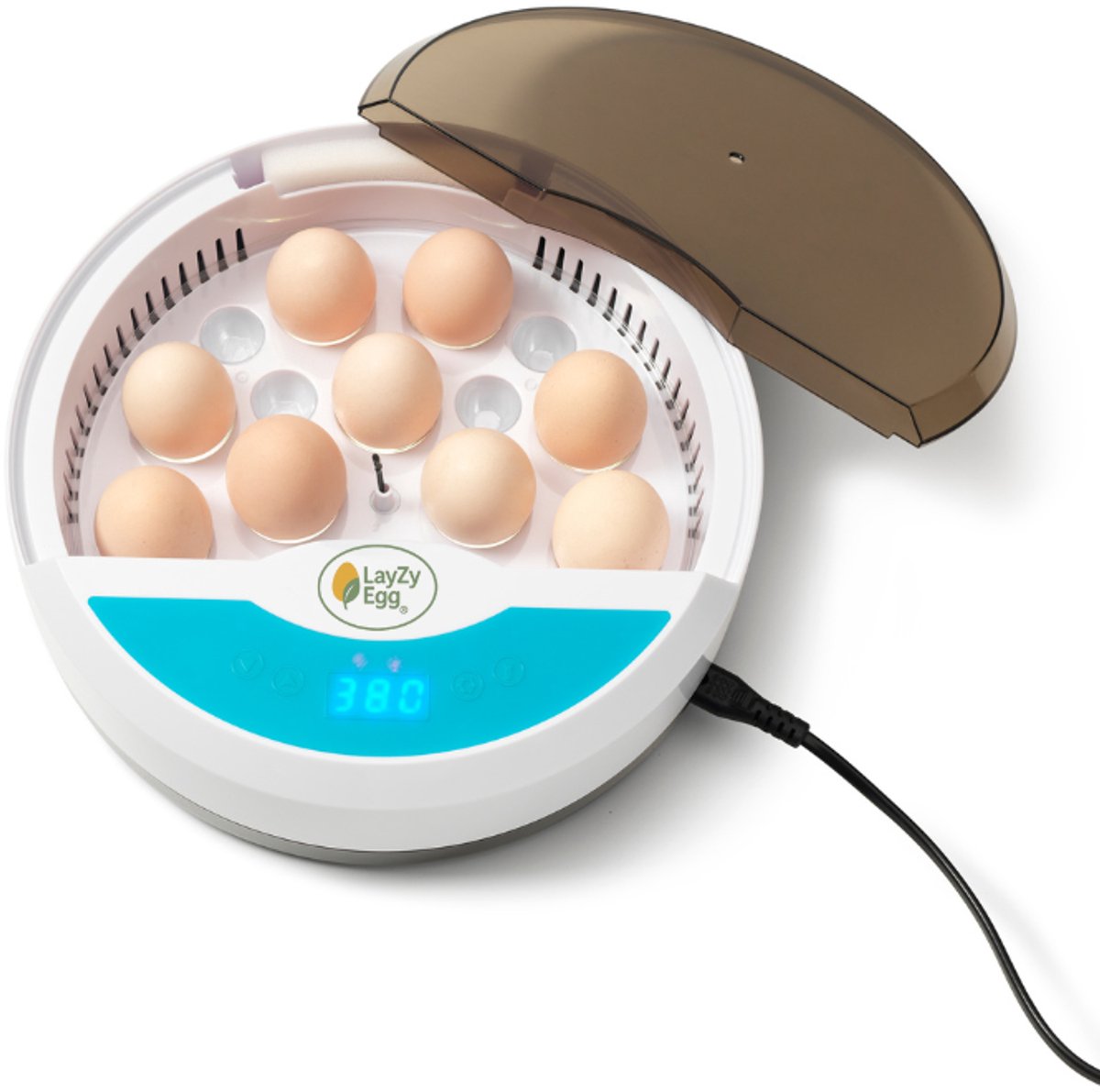 LayZyEgg® Broedmachine / Broedkast – Semi-Automatisch – LED Schouwlampjes – Voor Beginners & Kinderen – Incl. Nederlandse Handleiding