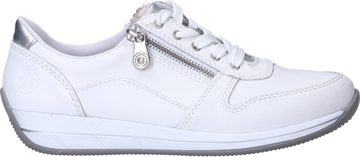 Rieker Sneakers - Dames - Wit - Maat:41