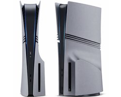 Playstation 5 Pro Faceplates Disc Edition (niet geschikt voor standaard PS5 & PS5 Slim) - Inclusief Mid Skin - Accessoires - Faceplate - Cover - Plate - Skin - Retro - 30th Anniversary Grey
