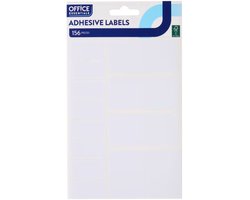 Office Essentials - Etiketten - Labels - 156 stuks - 34 x 75 mm - Zelfklevend