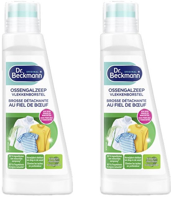 Dr. Beckmann Ossengalzeep met vlekkenborstel - 2 x 250 ml