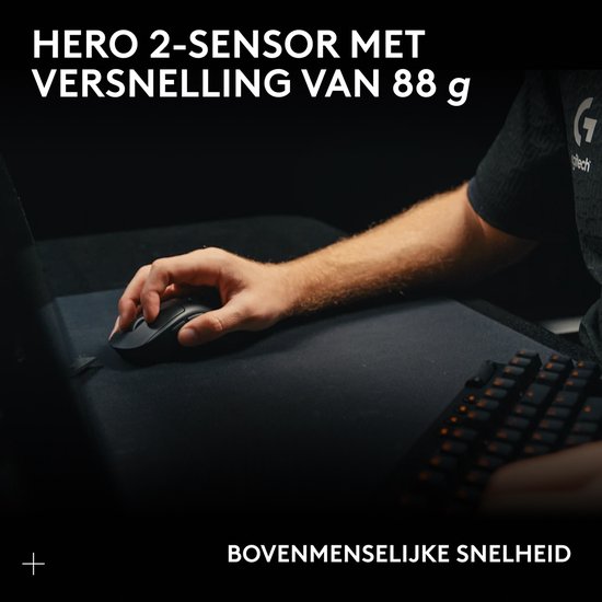 Logitech G Pro X Superlight 2 - Draadloze Gaming Muis - Lightspeed - Zwart
