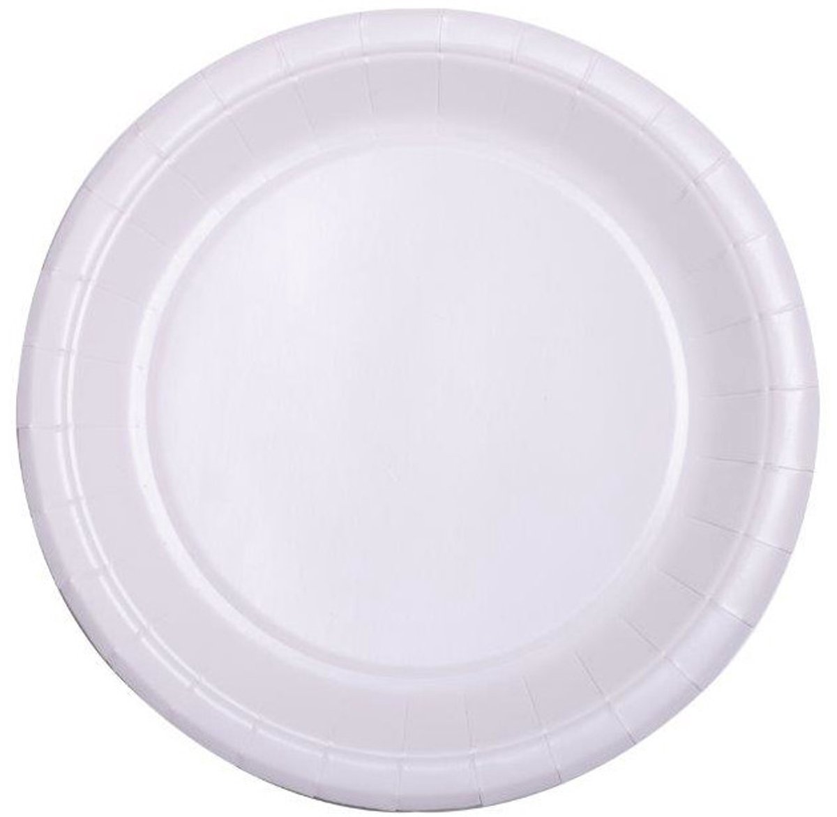 ISAP FRANCE - 50 kleine witte kartonnen borden 18 cm ecologisch