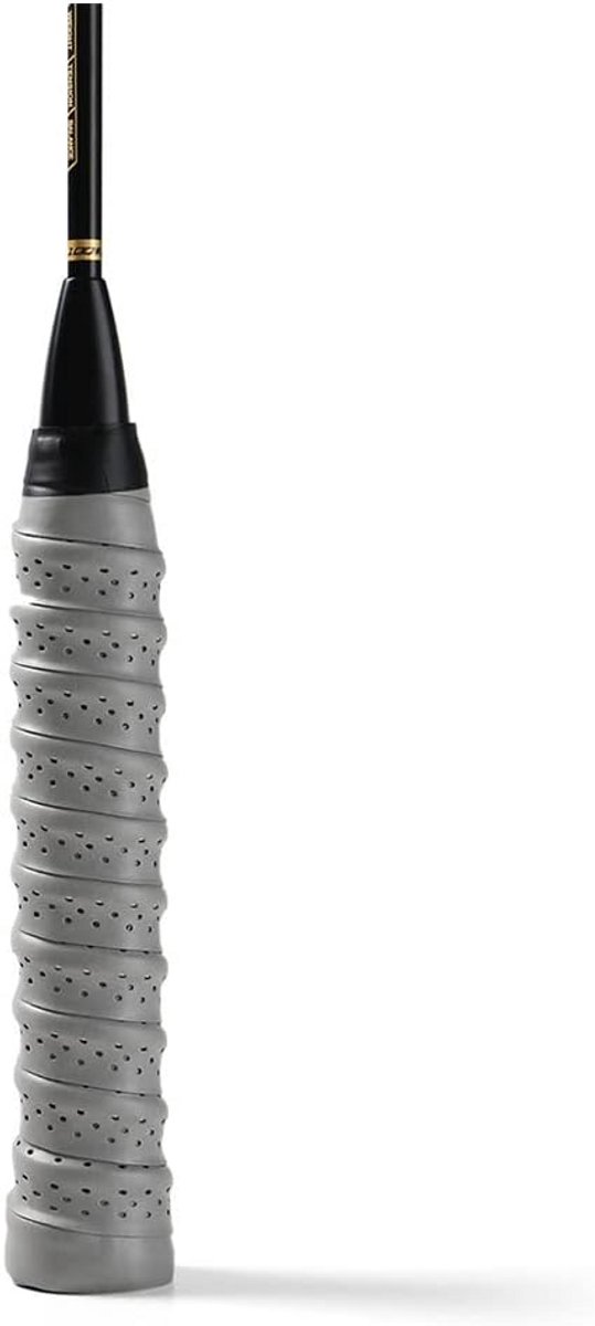 Antislip Overgrip Set voor Tennis, Badminton en Squash Rackets - 10 Stuks Grijs