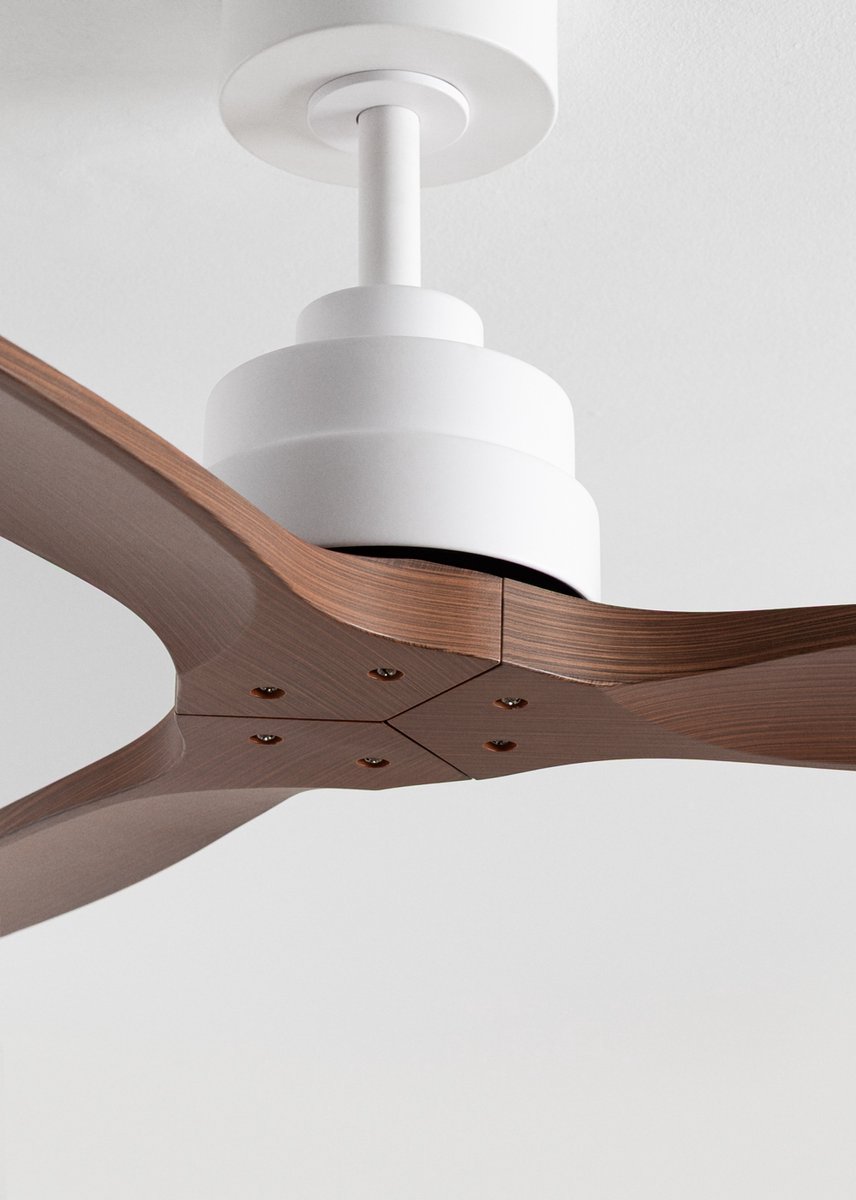 CREATE - Stille plafondventilator van 40 W met technische ABS-bladen, verkrijgbaar in verschillende maten - M - Geen licht - Afstandsbediening - WIND STYLANCE – foto 2