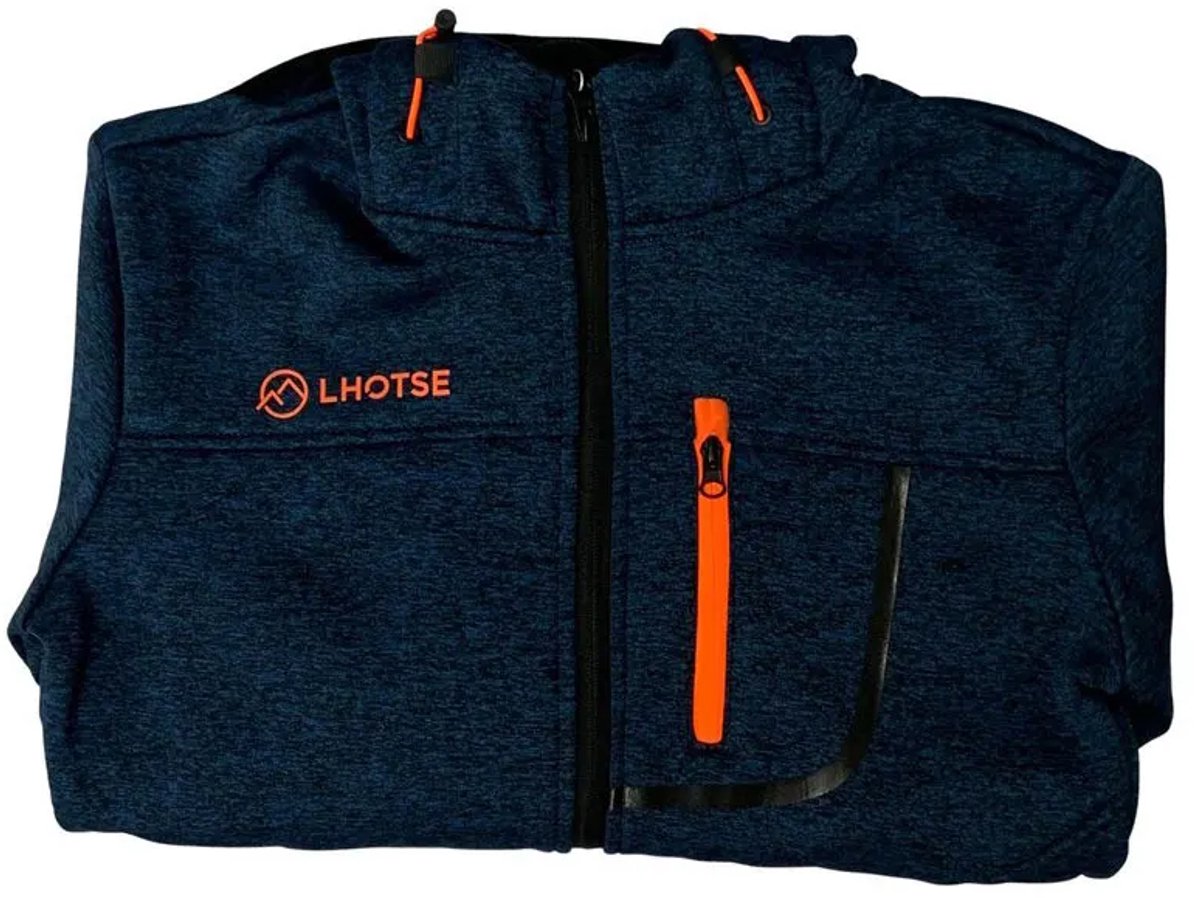 Lhotse Enki Fleece Met Volledige Rits Blauw M Man
